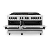 ZLINE Autograph Edition 60" 7.4 cu. ft. Dual Fuel Range with Gas Stove and Electric Oven in Stainless Steel