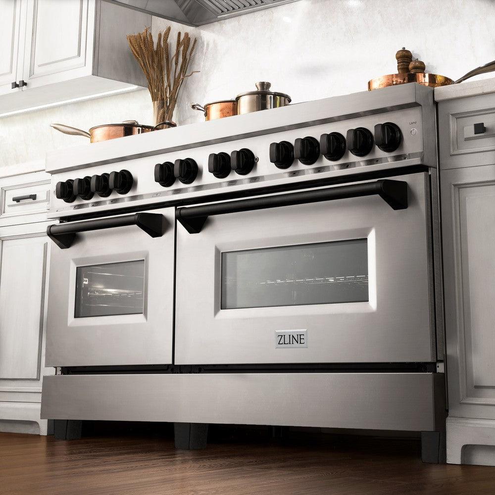 ZLINE Autograph Edition 60" 7.4 cu. ft. Dual Fuel Range with Gas Stove and Electric Oven in Stainless Steel