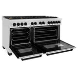 ZLINE Autograph Edition 60" 7.4 cu. ft. Dual Fuel Range with Gas Stove and Electric Oven in Stainless Steel