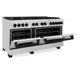 ZLINE Autograph Edition 60" 7.4 cu. ft. Dual Fuel Range with Gas Stove and Electric Oven in Stainless Steel