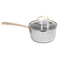 ZLINE 10 Piece Non-Toxic Cookware Set in Stainless Steel with Bronze Trim