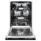 ZLINE Appliance Package - 48" Gas Range, Range Hood, 36" Refrigerator with Ice Maker, 24" Microwave Drawer and Dishwasher in Black Stainless Steel
