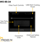 ZLINE Appliance Package - 48 In. Dual Fuel Range with Brass Burners, Microwave Oven, Range Hood in Black Stainless Steel, 3KP-RABRHMWO-48