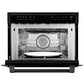 ZLINE Appliance Package - 36 in. Gas Range, Range Hood, Microwave Oven, Dishwasher - Black Stainless Steel, 4KP-RGBRH36-MODW