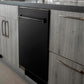 ZLINE Appliance Package - 36 in. Dual Fuel Range, Range Hood, Microwave, Dishwasher in Black Stainless Steel, 4KP-RABRBRH36-MWDW