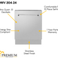 ZLINE 30 in. Dual Fuel Range, Over-the-Range Microwave, Dishwasher Appliance Package, 3KP-RAOTR30-DWV