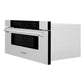 ZLINE 30 in 1.2 cu. ft. Built-in Microwave Drawer in Satin Stainless Steel, MWD-30-SS