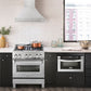 ZLINE 30" Satin Stainless Steel Wall Mount Range Hood with Stainless Steel Handle, 8654SNX-30