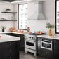 ZLINE 30" Satin Stainless Steel Wall Mount Range Hood with Stainless Steel Handle, 8654SNX-30