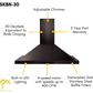 ZLINE Appliance Package - 30 In. Gas Range, Range Hood, Dishwasher in Black Stainless Steel, 3KP-SGRBRH30-DWV