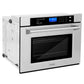 ZLINE 4-Piece Appliance Package - 48 In. Rangetop, Range Hood, Refrigerator, and Wall Oven in Stainless Steel, 4KPR-RTRH48-AWS