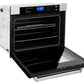 ZLINE 5-Piece Appliance Package - 30 In. Gas Rangetop, Range Hood, Refrigerator, Dishwasher and Wall Oven in Stainless Steel, 5KPR-RTRH30-AWSDWV