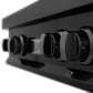 ZLINE 4-Piece Appliance Package - 30 In. Rangetop, Range Hood, Refrigerator, and Wall Oven in Black Stainless Steel, 4KPR-RTBRH30-AWS