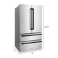 ZLINE Autograph Matte Black Package - 36" Rangetop, 36" Range Hood, Dishwasher, Refrigerator, Microwave Drawer, Wall Oven
