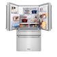 ZLINE Appliance Package - 48" Gas Range, Range Hood, 36" Refrigerator with Water/Ice Dispenser, 24" Microwave Drawer and Dishwasher in Stainless Steel
