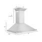 ZLINE 36 in. Convertible Vent Wall Mount Range Hood in Stainless Steel with Crown Molding, KBCRN-36