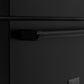 ZLINE 4-Piece Appliance Package - 48 In. Rangetop, Wall Oven, Refrigerator, and Microwave Oven in Black Stainless Steel, 4KPR-RTB48-MWAWS