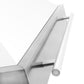ZLINE 48" Satin Stainless Steel Wall Mount Range Hood with White Matte Shell and Stainless Steel Handle, 8654SNX-WM-48