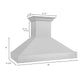 ZLINE 48" Satin Stainless Steel Wall Mount Range Hood with Stainless Steel Handle, 8654SNX-48