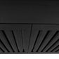 ZLINE Appliance Package - 48" Rangetop, Range Hood, Refrigerator, Dishwasher, Wall Oven in Black Stainless Steel