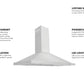 ZLINE Appliance Package - 48" Dual Fuel Range, Range Hood, Microwave, Dishwasher, Refrigerator with Water & Ice Dispenser