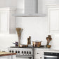ZLINE 48 in. Convertible Vent Wall Mount Range Hood in Stainless Steel, KE-48