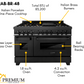 ZLINE Appliance Package - 48 in. Dual Fuel Range, Range Hood, Microwave Drawer, Dishwasher, Refrigerator, 5KPR-RABRH48-MWDWV