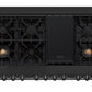 ZLINE Appliance Package - 48 In. Gas Range, Refrigerator, Range Hood, Microwave Drawer in Black Stainless Steel, 4KPR-SGRBRH48-MW