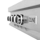 ZLINE 48" Legacy Gas Rangetop with 6 Brass Burners and Porcelain Cooktop in Satin Stainless Steel, RTS-BR-48