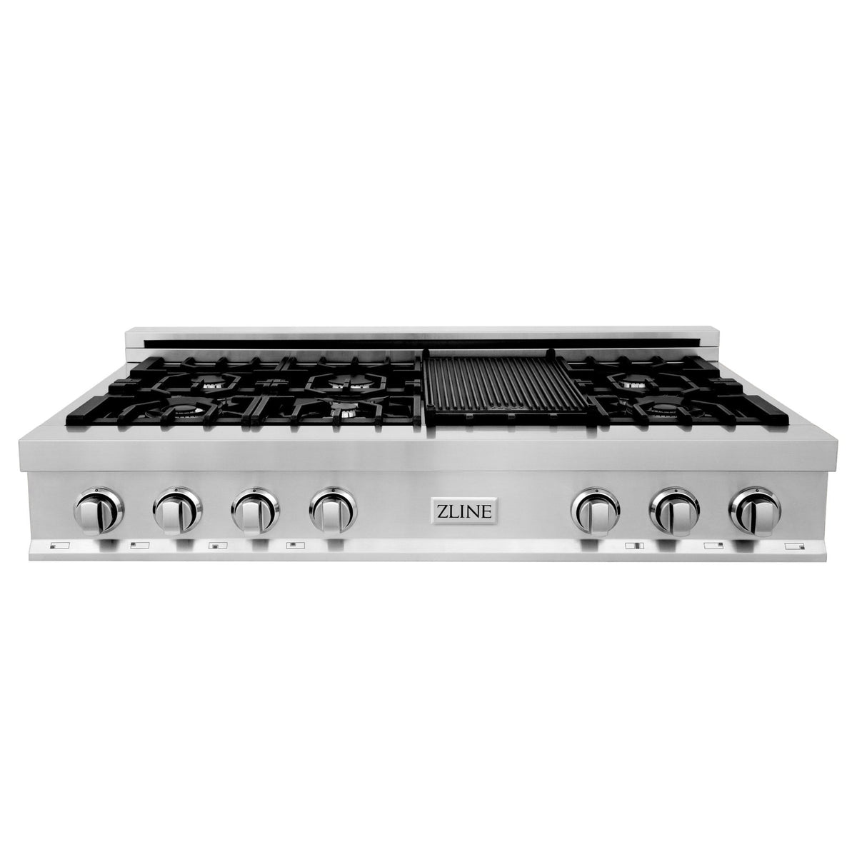Zline ZLINE Appliance Package - 48 In. Rangetop, Range Hood, Refrigerator wi