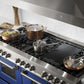 ZLINE 60 In. Professional Dual Fuel Range in Stainless Steel with Blue Matte Door, RA-BM-60