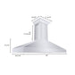 ZLINE 60 in. Professional Convertible Vent Wall Mount Range Hood in Stainless Steel with Crown Molding, 597CRN-60