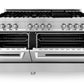 ZLINE Package - 60" Dual Fuel Range, Range Hood, Microwave, Dishwasher, Refrigerator with Water and Ice Dispenser