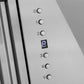 ZLINE Autograph 48" Satin Stainless Steel Wall Mount Range Hood with Champagne Bronze Handle, 8654SNZ-48-CB