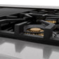 ZLINE Autograph Package - 48" Dual Fuel Range, Range Hood, and Dishwasher in White Matte and Satin Stainless Steel with Bronze Accents, 3AKPR-RASWMRHDWM48-CB