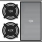 ZLINE Autograph 48" Legacy Gas Rangetop with 7 Burners and Porcelain Cooktop in Satin Stainless Steel with Champagne Bronze Accents, RTSZ-48-CB