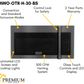 ZLINE Appliance Package - 30 in. Gas Range, Microwave, Refrigerator in Black Stainless, 3KPR-SGRBOTRH30