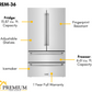 ZLINE 5-Piece Appliance Package - 36 In. Gas Rangetop, Range Hood, Refrigerator, Dishwasher and Wall Oven in Stainless Steel, 5KPR-RTRH36-AWSDWV