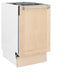 ZLINE 18" Tallac Series Built-In Dishwasher in Unfinished Wood with Stainless Steel Handles, DWV-UF-18