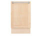 ZLINE 24" Tallac Series Built-In Dishwasher in Unfinished Wood With Stainless Steel Handles, DWV-UF-24