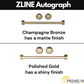 ZLINE Autograph 30 In. 1.2 cu. ft. Built-In Microwave Drawer In Stainless Steel With Champagne Bronze Accents, MWDZ-30-CB