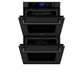 ZLINE Kitchen Appliance Package with 36 in. Black Stainless Steel Rangetop and 30 in. Double Wall Oven, 2KP-RTBAWD36