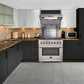 FORNO Appliance Package- 36 Inch Gas Range, Wall Mount Range Hood, AP-FFSGS6244-36