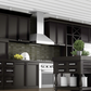 ZLINE 48 in. Remote Dual Blower Stainless Wall Range Hood, 597-RD-48