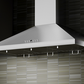 ZLINE 36 in. Convertible Vent Wall Mount Range Hood in Stainless Steel with Crown Molding, KL2CRN-36
