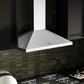 ZLINE 48 in. Convertible Vent Wall Mount Range Hood in Stainless Steel with Crown Molding, KL2CRN-48