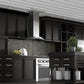 ZLINE 30 in. Convertible Vent Wall Mount Range Hood in Stainless Steel & Glass, KN-30