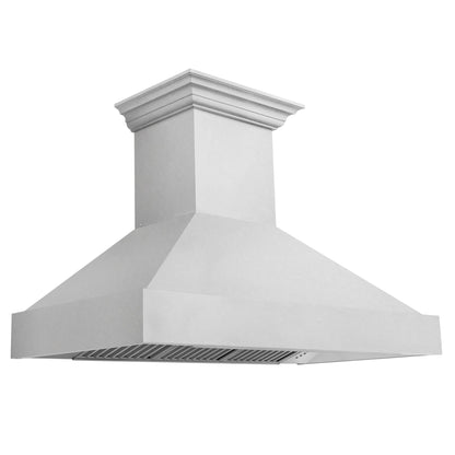 ZLINE 48" Satin Stainless Steel Wall Mount Range Hood, 8654SN-48