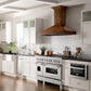 ZLINE 48 in. Kitchen Appliance Package with Satin Stainless Dual Fuel Range, Ducted Vent Range Hood and Tall Tub Dishwasher, 3KP-RASRH48-DWV