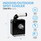 7,000 BTU Portable Indoor Outdoor Spot Cooler, No Installation Needed